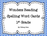 Wonders Reading Spelling Word Cards 1st Grade