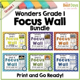 Wonders Reading Grade 1:  Focus Wall Bundle