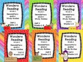 Wonders Reading Grade 1 Units 1-6 Newsletter / Study Guides