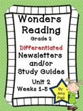 Wonders Reading Grade 2 Unit 2 Differentiated Newsletter /