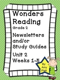 Wonders Reading Grade 2 Unit 2 Newsletter / Study Guide