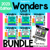 Wonders Reading Unit 1 Bundle First Grade Centers and Smal