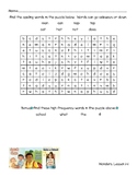 Wonders Reading Unit 1 Word Searches, 1st Grade