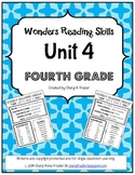 Wonders Reading Unit 4 Skill, Vocab, and Spelling List (4t