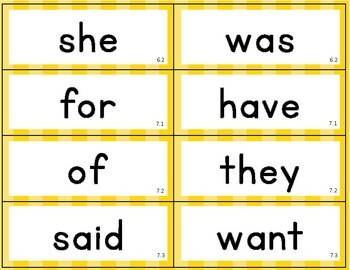 wonders sight word list kindergarten