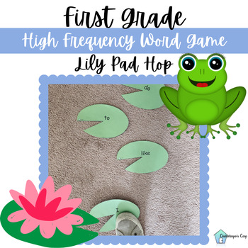 Lily Pad Letter Hop Word-Building Game