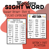 Wonders Sight Word Unit Posters | First Grade | Dollar Deal