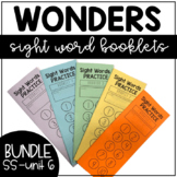 Wonders Sight Words Booklet BUNDLE