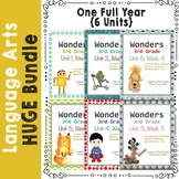 Reading and Literacy Centers Worksheets FULL YEAR Wonders 