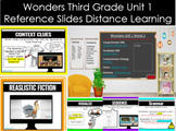 Bitmoji Wonders Third Grade Unit 1 PowerPoint Reference Slides