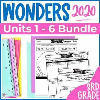 Preview of Wonders Unit 1 - 6 | Wonders 3rd Grade | Wonders 2020 | Wonders Reading
