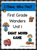 Wonders Unit 1 High Frequency Word Game and Video