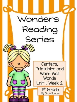 Preview of Wonders, Unit 1, Week 2, 1st Grade,  Centers and Printables/Distance Learning