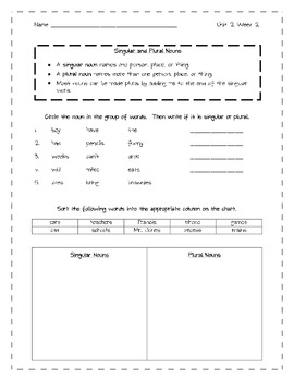 Wonders Unit 2 Week 2 Worksheets by Figuring Out Fourth | TpT