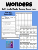 Wonders Unit 5 Leveled Reader Running Record Forms