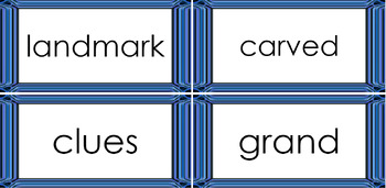 Preview of Wonders Vocabulary Cards Unit 1 Grade 3 (Bundle)