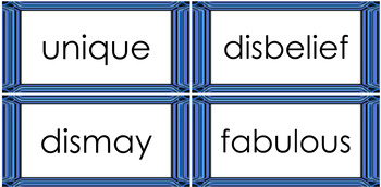 Preview of Wonders Vocabulary Cards Unit 3 Grade 3 (bundle)
