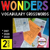 Wonders Vocabulary Crossword Puzzles 2nd Grade