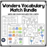 Wonders Vocabulary Match Grade 2 Weekly Practice Units 1-6