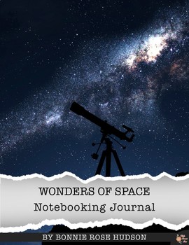 Preview of Wonders of Space Notebooking Journal (Plus Easel Activity)