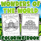 Wonders of the World Coloring Book (Trace, Write, & Color)
