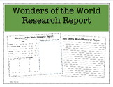 Wonders of the World Research Report