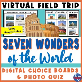 Preview of Wonders of the World Virtual Field Trip Social Studies Digital Resource