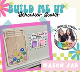 Wood Mason Jar Build Me Up Behavior Saver | Classroom Management