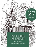 Wooded Retreats Coloring Pages