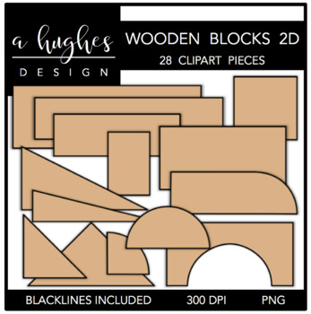 Preview of Wooden Blocks Clipart