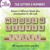 Wooden Letter Tile Clip Art