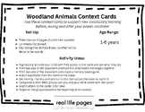 Woodland Animal 3 Part Montessori Cards