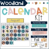 Woodland Animal Classroom Calendar Set | Calendar Kit | Cl