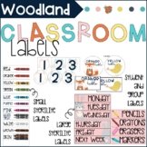 Woodland Animal Classroom Labels | Classroom Decor