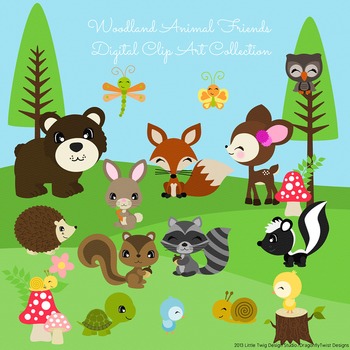 Free Free 161 Woodland Friends Svg SVG PNG EPS DXF File