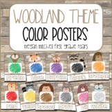 Woodland Animals Classroom Decor Colors