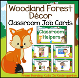 Woodland Animals Classroom Job Signs