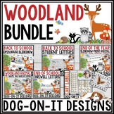Woodland Animals Classroom Theme Bundle Back to School End