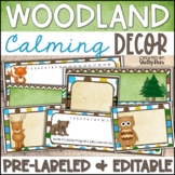 Woodland Animals Classroom Decor | Calming Colors Woodland