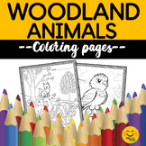 Woodland Animals Coloring Pages