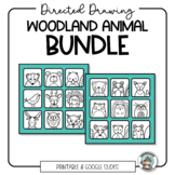 Woodland Animals Directed Drawing Bundle - Distance Learni