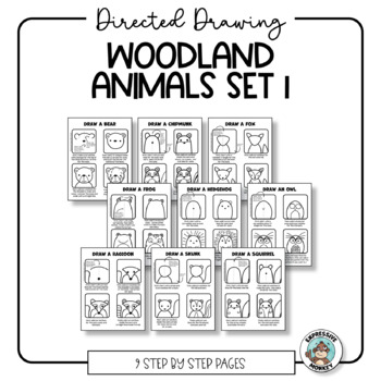 Woodland Animal Drawing for Kids 2