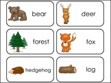Woodland Animals Preschool and Kindergarten Picture Word F