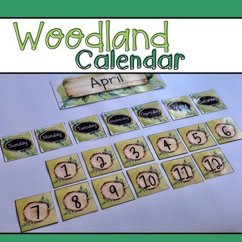 Woodland Calendar by Brooke Rae Teachers Pay Teachers