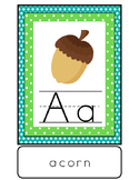 Woodland Classroom Decor Alphabet Posters for Camping or F