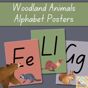 Woodland creatures alphabet