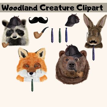 Preview of Woodland Creatures Clipart