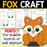 Woodland Forest Animals RED FOX Printable Craft Project