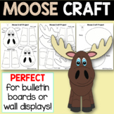 Woodland Forest Animals MOOSE Printable Craft Project