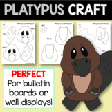 Woodland Forest Animals PLATYPUS Printable Craft Project